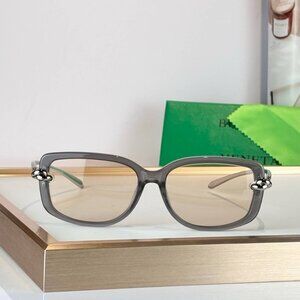 Bottega Veneta BV1440S Sunglasses Grey Frame Square Style 55-17-145